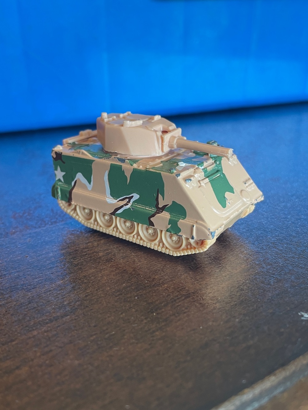 HOT WHEELS VINTAGE 1983 MILITARY US ARMY BATTLE TANK DESERT CAMOFLAGE DIECAST